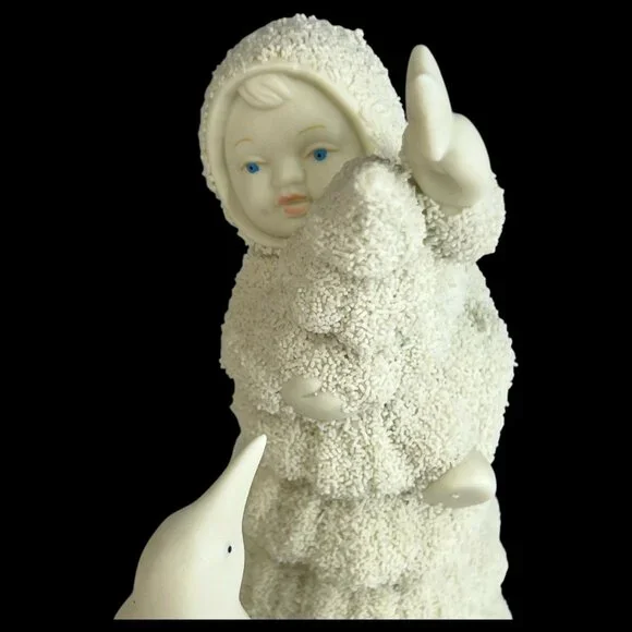 Dept 56 Snowbabies You Better Watch Out Figurine With Penguin Friendship Club - Picture 2 of 7